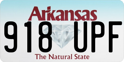AR license plate 918UPF