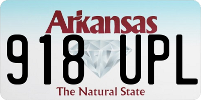 AR license plate 918UPL