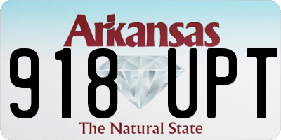 AR license plate 918UPT