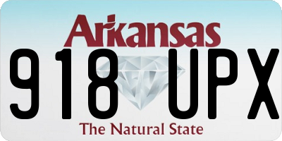 AR license plate 918UPX