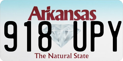 AR license plate 918UPY
