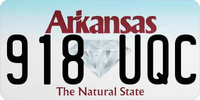 AR license plate 918UQC