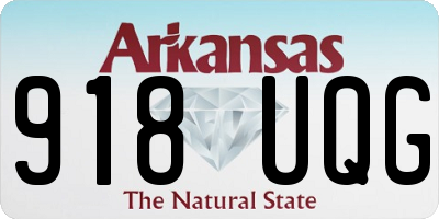 AR license plate 918UQG