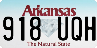 AR license plate 918UQH