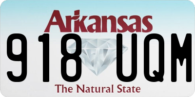 AR license plate 918UQM
