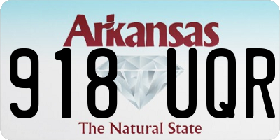 AR license plate 918UQR