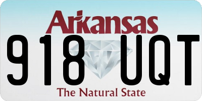 AR license plate 918UQT