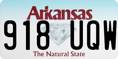 AR license plate 918UQW