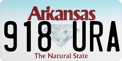 AR license plate 918URA