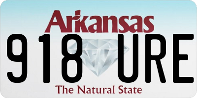 AR license plate 918URE