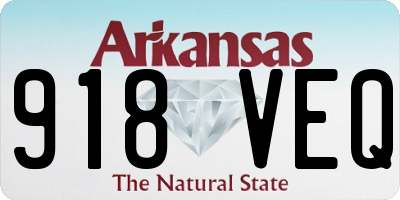 AR license plate 918VEQ