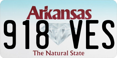 AR license plate 918VES