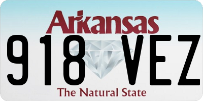 AR license plate 918VEZ