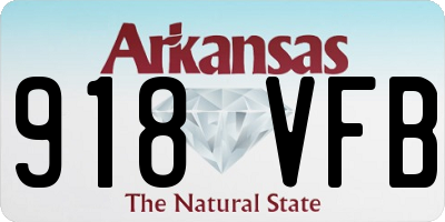 AR license plate 918VFB