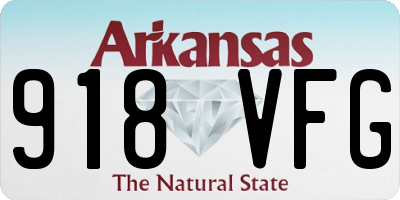 AR license plate 918VFG