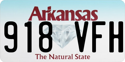 AR license plate 918VFH