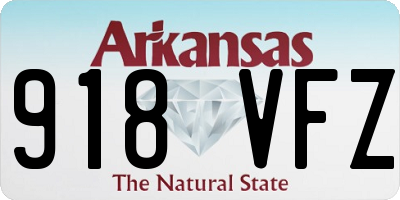 AR license plate 918VFZ