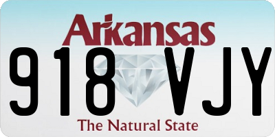 AR license plate 918VJY