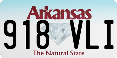 AR license plate 918VLI