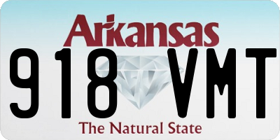 AR license plate 918VMT