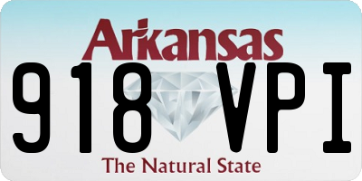 AR license plate 918VPI
