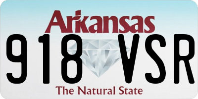 AR license plate 918VSR