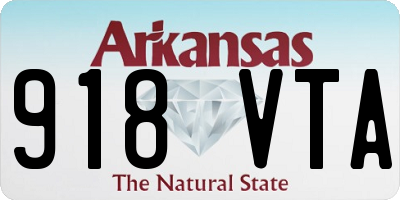 AR license plate 918VTA