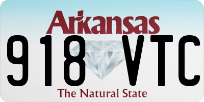AR license plate 918VTC