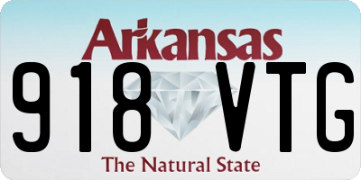 AR license plate 918VTG