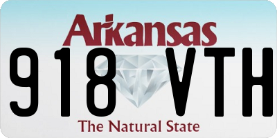 AR license plate 918VTH