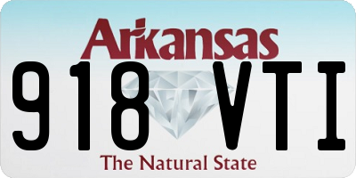 AR license plate 918VTI