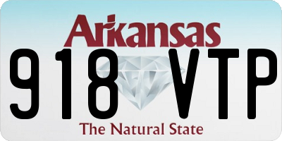 AR license plate 918VTP