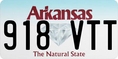 AR license plate 918VTT