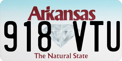 AR license plate 918VTU