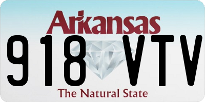 AR license plate 918VTV