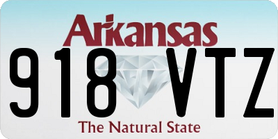 AR license plate 918VTZ