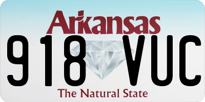 AR license plate 918VUC