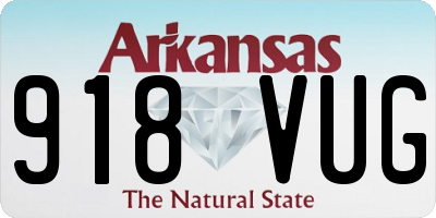AR license plate 918VUG
