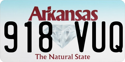 AR license plate 918VUQ
