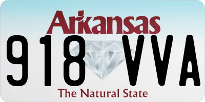 AR license plate 918VVA