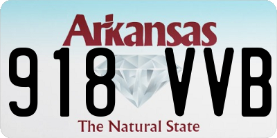AR license plate 918VVB