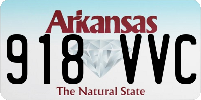 AR license plate 918VVC