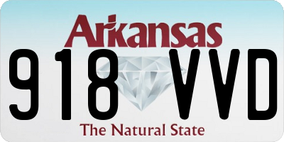 AR license plate 918VVD
