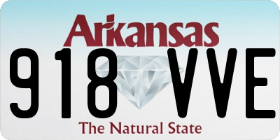 AR license plate 918VVE