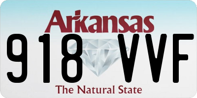 AR license plate 918VVF