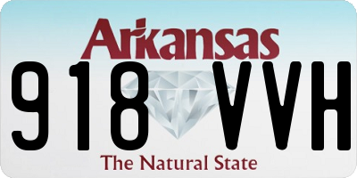 AR license plate 918VVH