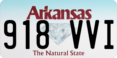 AR license plate 918VVI