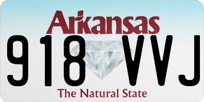 AR license plate 918VVJ