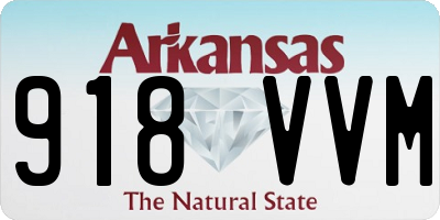 AR license plate 918VVM