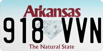 AR license plate 918VVN